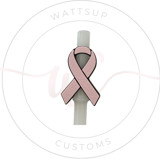Awareness Straw Charm - Wattsupcustoms