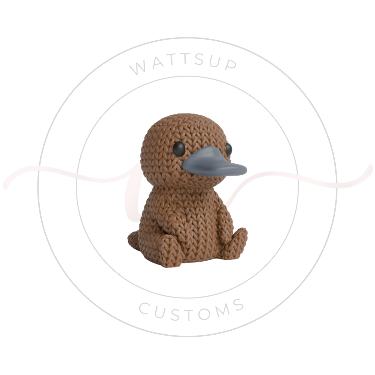 Knitted Animal Straw Charms - Wattsupcustoms
