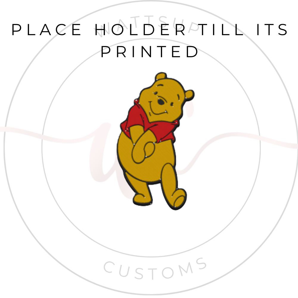 Pooh Straw Charm - Wattsupcustoms