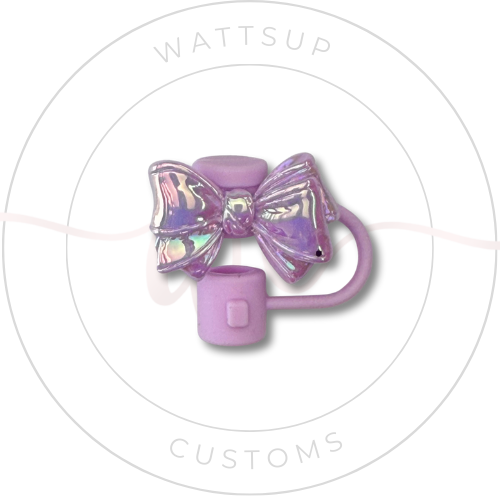 Bow Straw Toppers - Wattsupcustoms