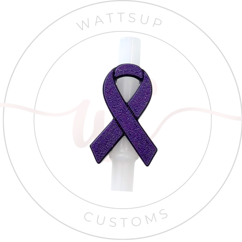 Awareness Straw Charms