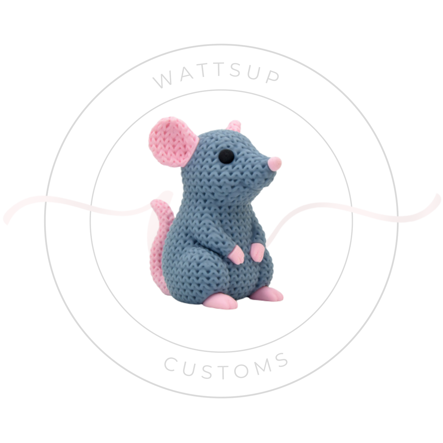 Knitted Animal Straw Charms - Wattsupcustoms