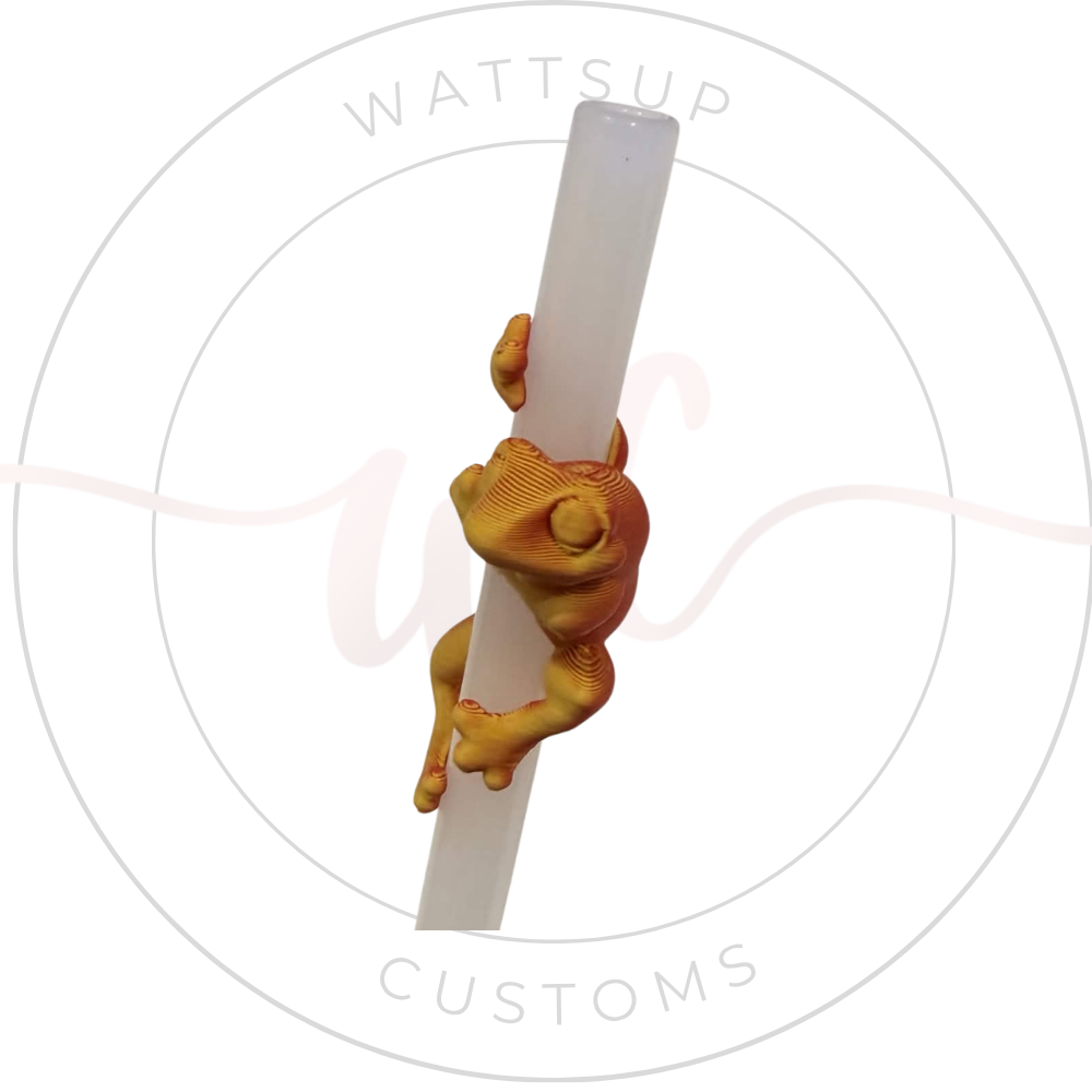 Frog Straw Charm