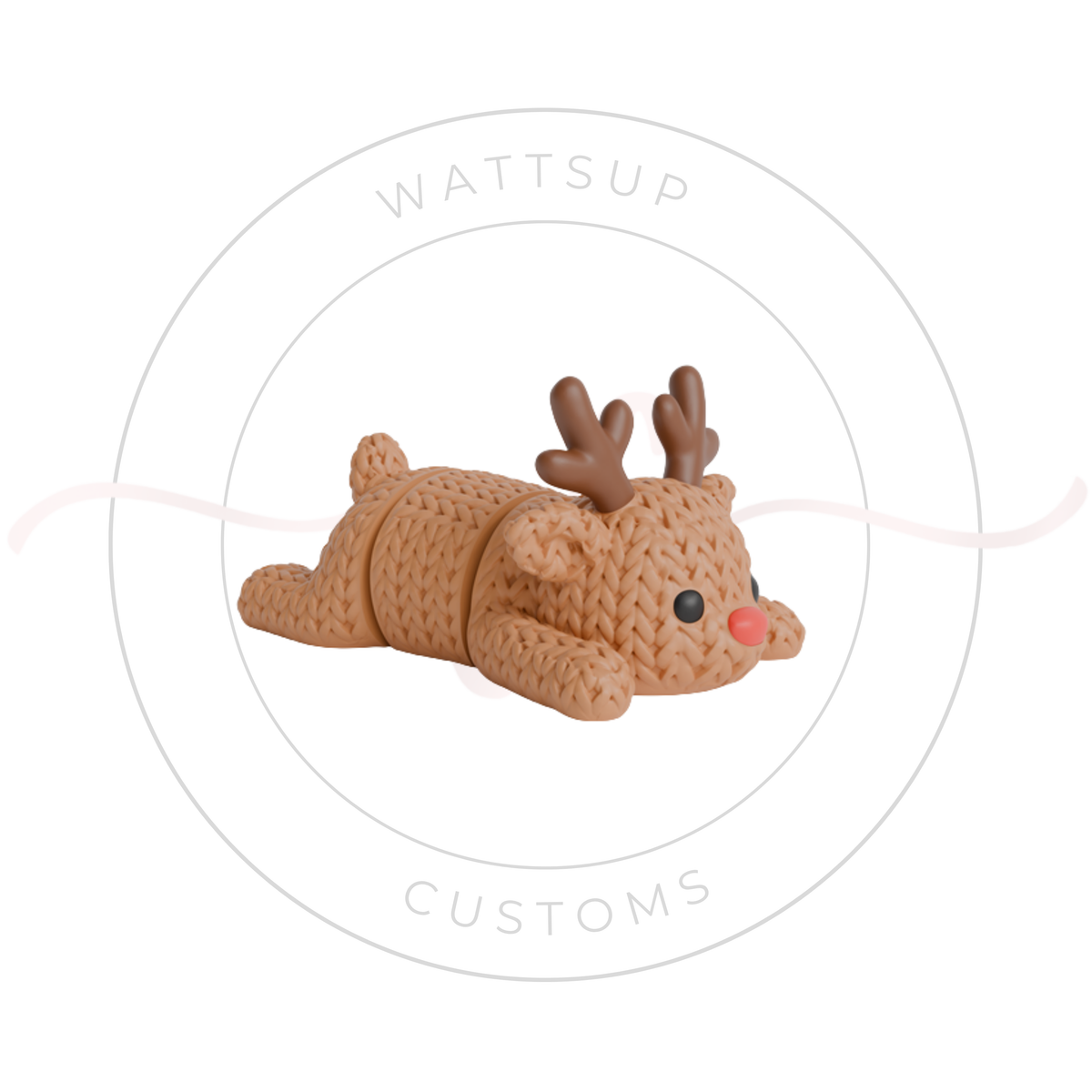 Articulated Knitted Animal Figures Or Keychains - Wattsupcustoms