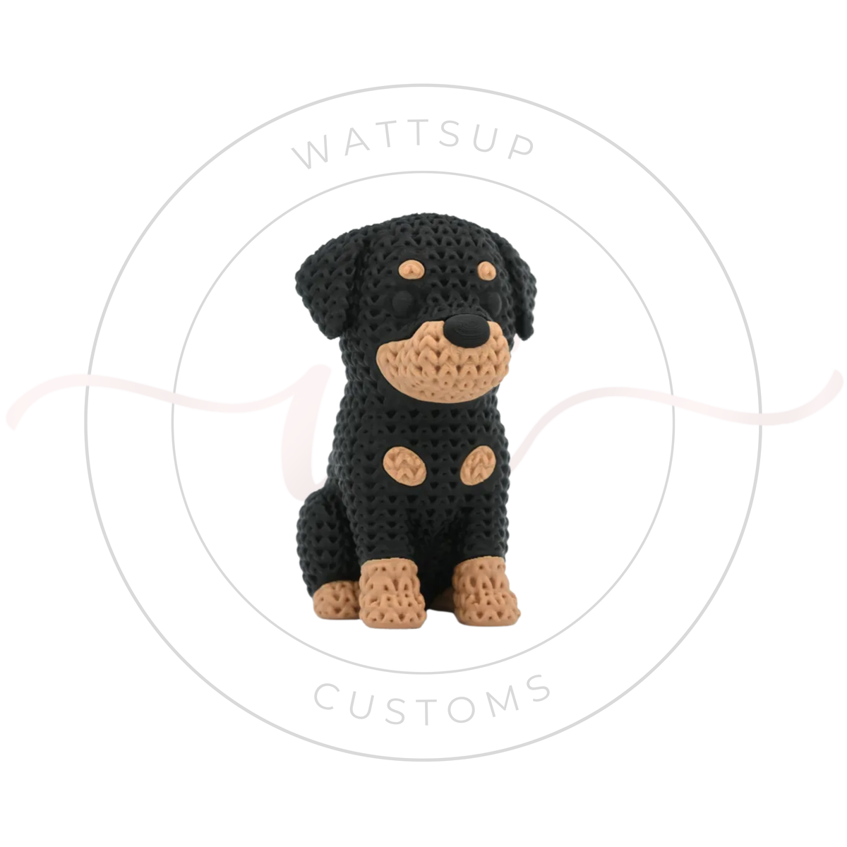 Knitted Dog and Cat Figures or Keychains