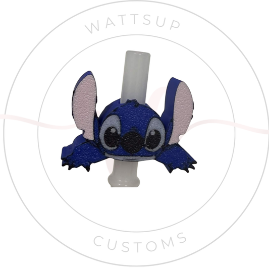 Stitch Straw Charm - Wattsupcustoms