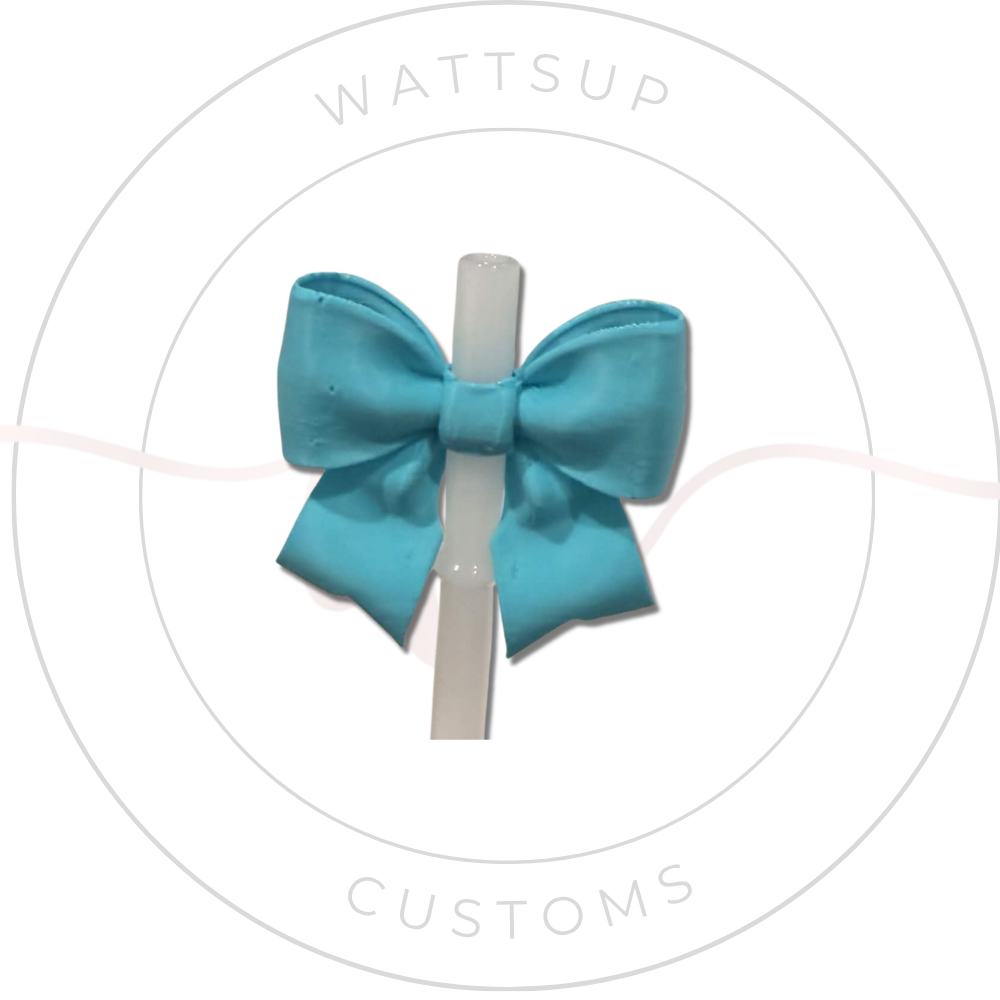 Bow Straw Charm - Wattsupcustoms