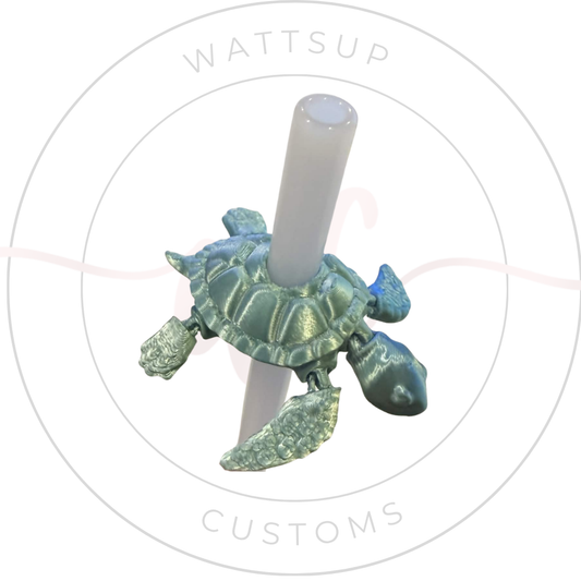 Sea Turtle Straw Charm - Wattsupcustoms